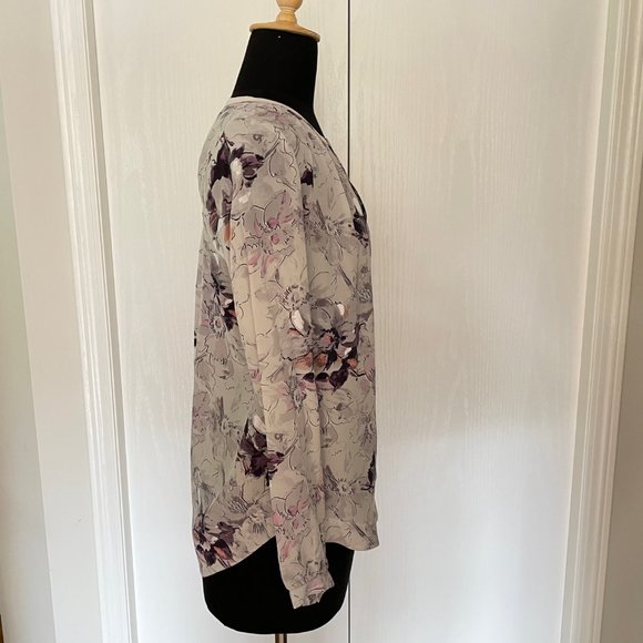 Rebecca Taylor Long Sleeve Floral Blouse - Picture 2 of 12